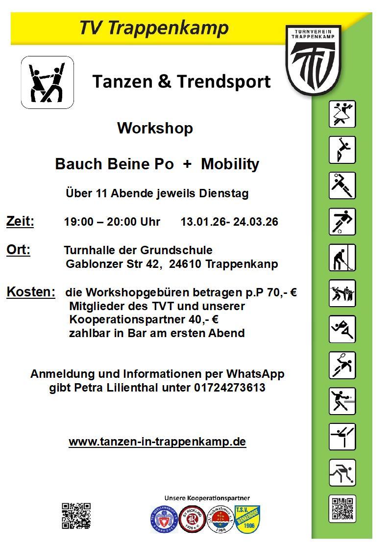Workshop Bauch Beine Po und Mobility Jan2026